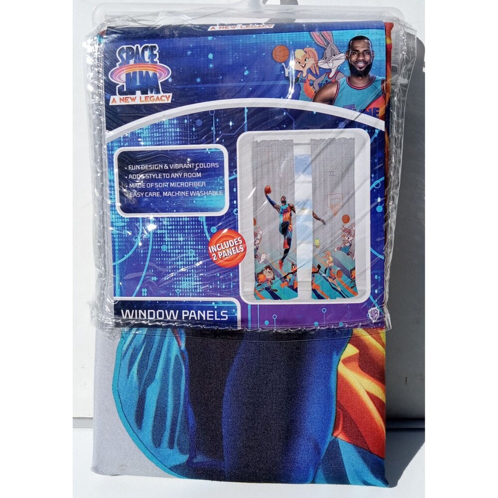 Space Jam A New Legacy Kids Bedroom 2 Panel Curtains , New